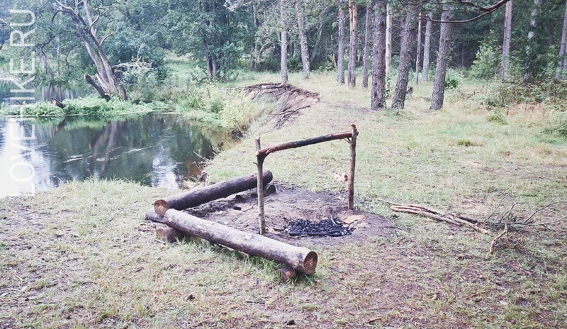 туристические стоянки на реке Узла в Беларуси