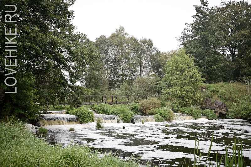 водяная плотина в деревне Узла в Беларуси