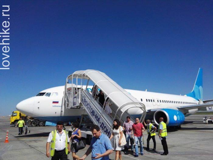 Самолет авиакомпании Победа.